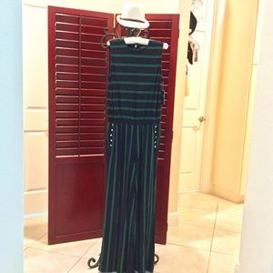 Lauren- Ralph Lauren size Large Petite, Navy / Cre